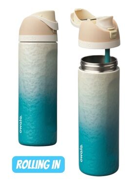 Owala FreeSip Insulated Water Bottle 24oz - Rolling In Birthday Beach Bash